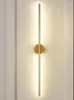 Wall Lamp Simple Linear Tube LED Background Light Bedside Foyer Corridor Sconce Interior Internal Inside