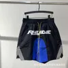 Rhode Letter Reflective Panel Thin Shorts American Fashion Brand Lose Fitness Beach Capris Summer Men