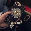 Cajas del teléfono celular Bling Hat Flower Metals Tassel Phone Case para Samsung A01 A10 A11 A20 A21 S A30 A31 A40 A50 A51 A70 A71 A81 A91 A12 A52 A72 A32 L230731