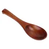 Spoons 5Pcs Wooden Spoon Honey Tea Soup With Hook Dessert Cooking