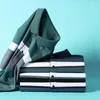 Polos pour hommes Summer Short Sleeve Tee Hommes Polo Shirt Stripe Fashion Designer Coton Matériel Vêtements Tops confortables
