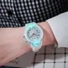 Детские часы Sport Kid Watches for Girls Boys Gift Personality Clock Легко читать детские силиконовые флэш -квартальные наручные часы Reloj infantil 230802