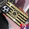 Obudowy telefonu komórkowego Luksusowy bling Glitter Gold Case na iPhone 14 13 11 12 Pro Max Mini X XR XS 7 8 Plus SE 2020 22 Miękka pokrywa miękka Capa L230731