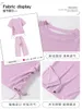 Kleding Sets Tienermeisjes 8 10 12 14Years Oude 2 Stuk Kleding Effen Kleur Trekkoord T-shirt Broek pak Kinderen Zomer Outfits