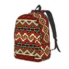 Rugzak Laptop Unieke Afrika Etnische Abstracte Geometrische Sierlijke Tribal Schooltas Duurzame Student Jongen Meisje Reizen