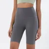 Tenue de yoga SOISOU Nylon Shorts pour femmes Gym Yoga Shorts de cyclisme Taille haute Élastique Respirant No T Line Fitness Vêtements pour femmes 24 Couleurs 230801