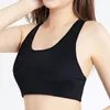 Yoga-Outfit, solides Damen-Tanktop, Sport-BH, mittlerer Halt, Fitness-Gymnastik-BH