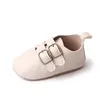 Erste Wanderer Babyschuhe geborene Jungen Mädchen Kinder Kleinkinder PU Leder weiche Sohlen Sneaker 0-18 Monate