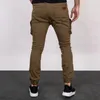 Pantalons pour hommes style décontracté européen et américain solide pour les pieds de liaison de corde de fleur à la mode