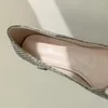 Scarpe eleganti Décolleté da donna con fiocco dolce Décolleté da donna Moda Slip On Comfort pigro Tacco basso Punta a punta Primavera Autunno Tacchi alti Taglia 33-45