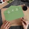 Gift Wrap 12 Sets Small Kraft Envelopes Vintage Stamping Envelope Letter Writing Stationery Card Retro Stationary Paper