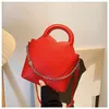 Véritable sac en peau de vache seau femmes une épaule bandoulière sacs à main de créateur Litchi chaîne de grain décoration fourre-tout de luxe shopping sacs à main en cuir sac à dos