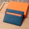 Nyckelpåse Luxurys Designer Mens Passport Holders ID Card Square Key Wallet Poke Card Card Holders Classic Pocket Organizer Coin Purses Card Case Mini med Box Womens