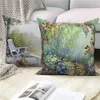 Almofada/decoração personalizável capa de lance decoração de casa sofá capa decorativa jardim flor fazenda capa de almofada