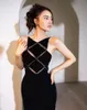 Основные повседневные платья Твердовые магазин маленькие черные сексуальные женские легкие роскошные платья Полу формальное платье принцесса платье черное бархат