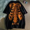 Męskie Tshirty American Street Hip Hop Brand krótkie rękawe Tshirt Mężczyźni i kobiety Summer Lose Overize Top Men Men Odzież Thirt Thirt 230801