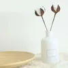 Kwiaty dekoracyjne 1 szt. Czysty biały gossypium ręcznie robione naturalne 5 płatków suszone domowe przyjęcie weselne