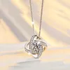 Pendant Necklaces Valentine Gift Daughter Necklace For Women Wife Fashion Girl Mom Heart Jewelry Christmas