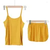 Women's Sleepwear Summer Pajamas Set For Women Sexy Home Clothes Tank Top Suits With Shorts Cute Underwear Soft Nightwear Sleeveless