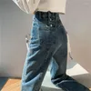 Jeans femme 2023 Vintage femme Y2k pantalon femme vêtements Streetwear mode coréenne Denim jambe droite salut