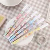6Pcs Anime Stationery Stationary Cute School Supplies Coreano Kawaii Penne Gel Pen