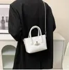 Bolsa Feminina Moda Cor Sólida Bolsa Transversal de Ombro para Mulheres Couro Requintado Bolsa Casual Feminina Cadeia Shopper Bolsas Bolsa