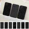 Cell Phone Cases Leopard Print Black Phone Case For iPhone 14 11 12 13 Mini Pro Max 8 7 6 6S Plus X SE 2020 XR XS Funda Case L230731