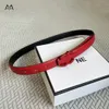 Ceinture de créateur multicolore pour femmes de haute qualité pour la mode féminine ceintures fines au détail ceintures en gros avec largeur de boîte 2.5cm Taille 95-115cm avec jeans habillés