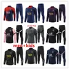 21 22 PSGS MBAPPE SOCCER JERSEY Tracksuit 22 23 24 Classic Style Marquinhos Verratti Kimpembe Icardi Di Maria Draxler Dorosły Dzieci Football Sets