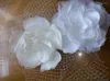 Véu de Noiva Big Rose Pássaro Gaiola Véu Feito à Mão Casamento Gaiola Netting Face Curto Blush Flor Marfim Branco Noiva Boné Personalizado