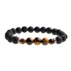 Strand Howlite 8mm Lava Stone Bracelet Femmes Mode Hommes Bracelets Cadeau Pour De Belles Perles