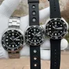 Wristwatches Steeldive SD1972 أسود الاتصال الهاتفي العرض عرض 45 ملم الفولاذ العلبة NH36 الحركة الأوتوماتيكية مديك مون سبورت ووتش 230802