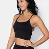 Yoga Outfit CUTIES Strappy Crisscross Sport Bras Pour Femmes Lace Up Gym Top Rembourré Sous-Vêtements D'entraînement Bralette 2023 Formation Vêtements De Sport