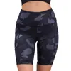 Pantalones cortos activos de verano para mujer, mallas de cintura alta para Yoga, estampados deportivos, pantalones ajustados, ropa femenina elástica, Fitness ajustado