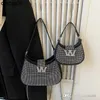 Luxe Hobos Populaire Parti Sacs Texture Aisselle Sac Pour Femmes 2023 Nouvelle Mode Strass Sac À Bandoulière Niche Chaîne Bandoulière Sacs