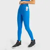 Calça Active Cintura Alta Nylon 66 Yoga Com Bolso Lateral Lycra Legging Esportiva Feminina Push Up BuGym Leggings de Compressão para Treino