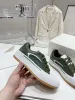 Däckplimsollsneakers designer mode män kvinnor fritid sportskor fårskinn kohud läder utomhus sneakers