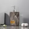 Dispenser di sapone liquido 500ml Imitazione inchiostro Texture Resina Bottiglia di shampoo Polsino Accessori per il bagno a mano Portatile