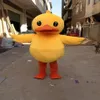 2018 Factory Big Yellow Rubber Duck Maskottchen Kostüm Cartoon Performing Kostüm 243i