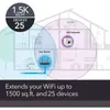 Boost Your WiFi Signal Up To 2640sq.ft and Connect 25 Devices Instantly - WiFi Range Extender with 1-Tap Setup!