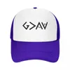 Ball Caps Bóg jest większy niż wzloty i upadki baseballowa czapka rave hat man for Sun Women's Men's