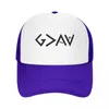 Casquettes de baseball Dieu est plus grand que les hauts et les bas Casquette de baseball Rave Hat Man For Sun Women'S Men'S