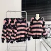 Women's Sweaters BabyStudios Three Kinds Of Tees In Autumn And Winter Stars Stripe Design Imitation Clothing Detachable Top Female