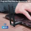 Amplificateur de signal WiFi sans fil, répéteur de signal portable 300 Mbps 2,4 G, extension de point d'accès WiFi haute puissance alimentée par USB pour ordinateur de bureau intérieur