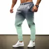 Męskie spodnie szerokie noga luźne duże lodowe jedwabne uprawa Elastyczna odzież na zewnątrz trening na prezent dla mężczyzny