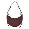 Luxustasche Numero Dix Half-Moon-Tasche Vollnarbiges, strukturiertes, glattes Kalbsleder, Designer-Umhängetasche mit Reißverschluss für Damen, Hobo-Handtaschen, Umhängetaschen, Geldbörse, neu