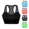 Yoga Outfit Damen Atmungsaktives und Fitnessstudio-Top, schnell trocknender Sport-BH, Sprint, nahtloses Training, ärmelloses T-Shirt