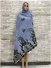 Abbigliamento etnico 2023 Dubai Primavera Sciarpa Per Le Donne Musulmane Cotone Africano Hijab Islam Pashmina Turbante Foulard Ricamo Scialli