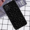 Handyhüllen Leopardenmuster Schwarze Handyhülle für iPhone 14 11 12 13 Mini Pro Max 8 7 6 6S Plus X SE 2020 XR XS Funda Case L230731