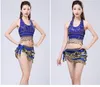 Stage Wear Women India Dance Clothes Adult Belly Dancing Costumes Suit High Quality Performance Skirt